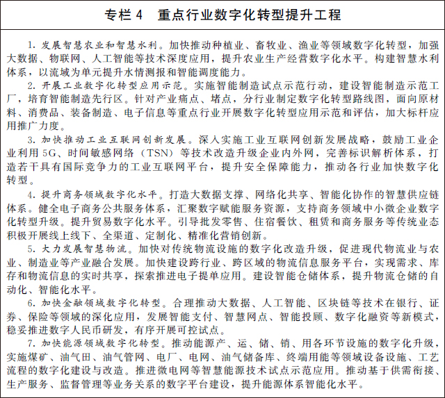 國務院關于印發(fā)“十四五”數(shù)字經濟發(fā)展規(guī)劃的通知(圖5)
